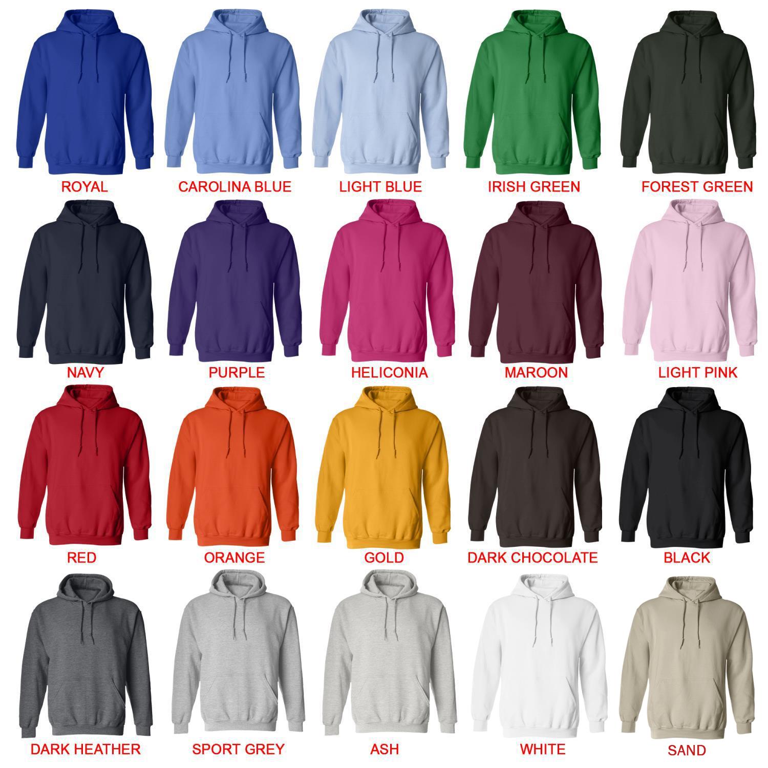 hoodie color chart - Meat Canyon Merch