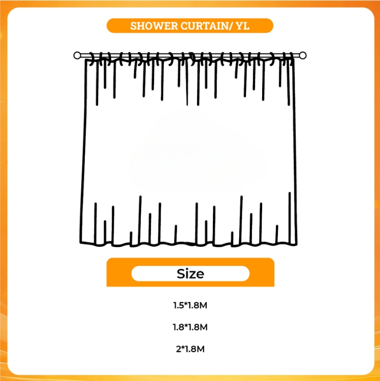 3D shower curtain - Meat Canyon Merch