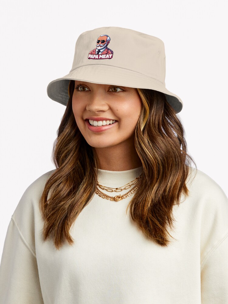 Meat Canyon Offbeat Design Bucket Hat - Image 2