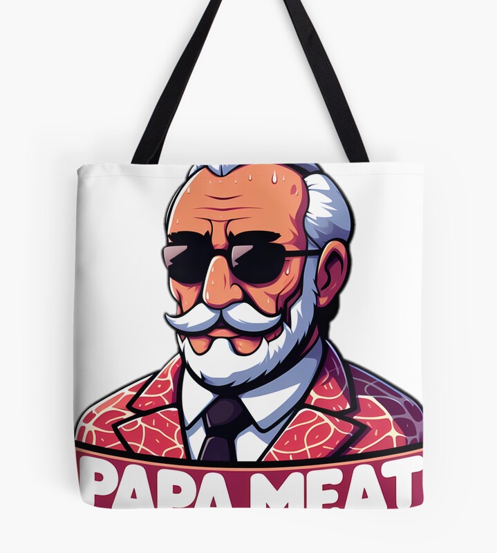 Meat Canyon Satirical Horror Tote Bag
