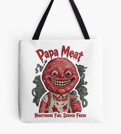 Papa Meat Nightmare Fuel Creepcast Faux Tote Bag