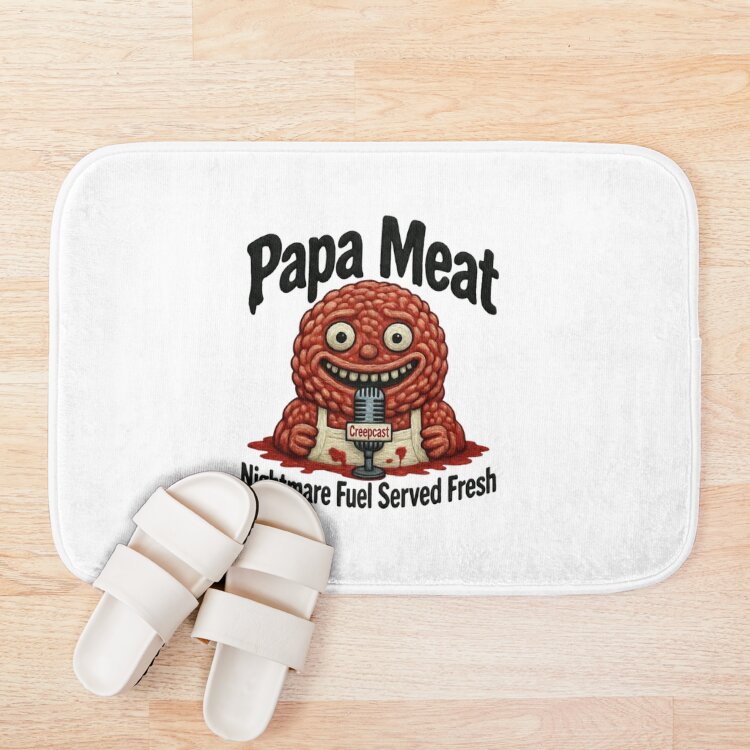 Meat Canyon Bleeding Humor Bath Mat - Image 3
