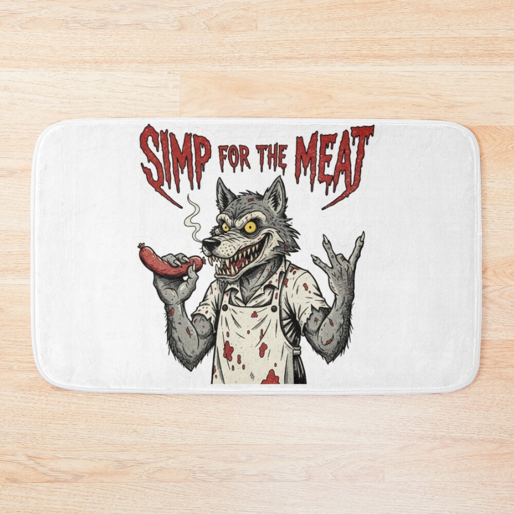 Meat Canyon Plastic Nightmare Bath Mat