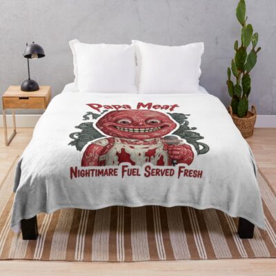 Meat Canyon Cursed Cartoon Blanket