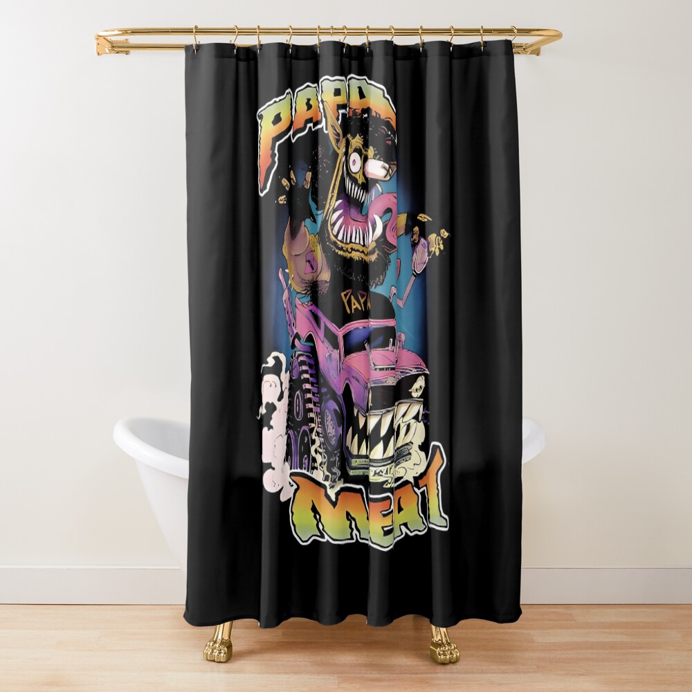 Meat Canyon Rotting Smile Shower Curtain