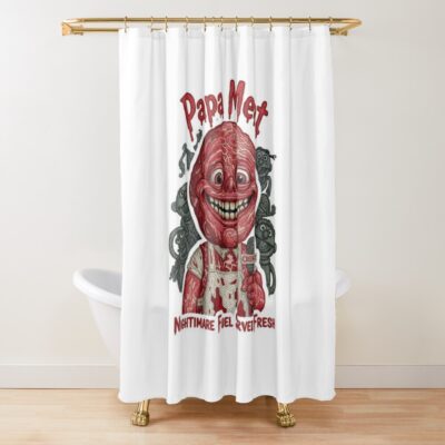 Meat Canyon Uncanny Flesh Shower Curtain