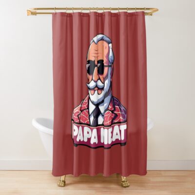 Meat Canyon Eldritch Humor Shower Curtain