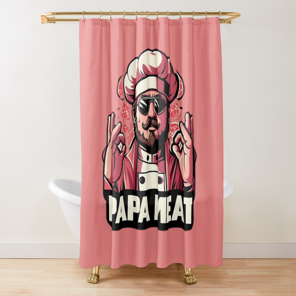 Meat Canyon Screaming Silence Shower Curtain
