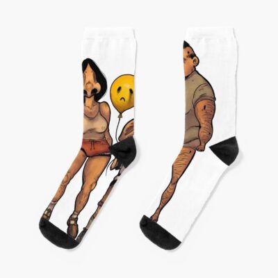 Meat Canyon Creepy Art Socks