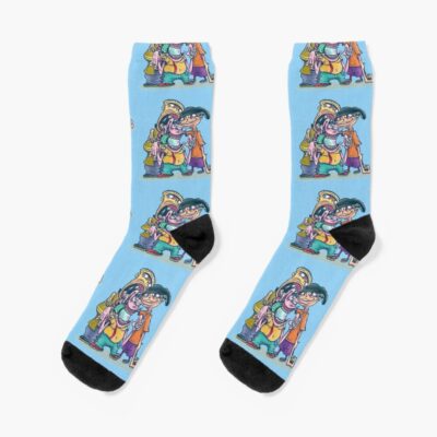 Meat Canyon Macabre Humor Socks